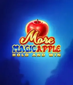 Enter the magical realm of More Magic Apple Hold and Win Slot by 3 Oaks Gaming, highlighting a luminous red apple against a rich blue background. This graphic portrays the magical theme of the game. Suited for lovers of magical themes, the vibrant color scheme and appealing design ensure it captures attention. 