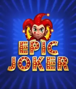 Enter the vibrant world of Epic Joker slot by Relax Gaming, highlighting a playful joker with a flaming hairstyle against a sparkling blue background. This image captures the fun and excitement of classic slots, ideal for players who enjoy a nostalgic touch, delivering a captivating adventure.