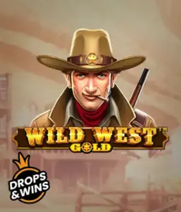  See the bold sheriff of "Wild West Gold," a popular slot game by Pragmatic Play. The visual features a stern-faced sheriff with a sheriff’s badge, framed by a sun-baked Old West town backdrop. The game's title is prominently displayed in a classic font, highlighting the Wild West adventure theme. 